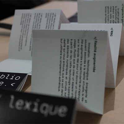 Photo of a printed thesis